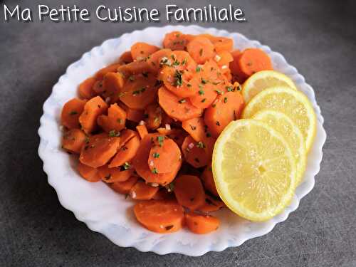 Carottes en rondelles au citron