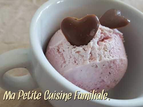 Crème glacée maison à la fraise