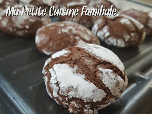 Crinkles au chocolat