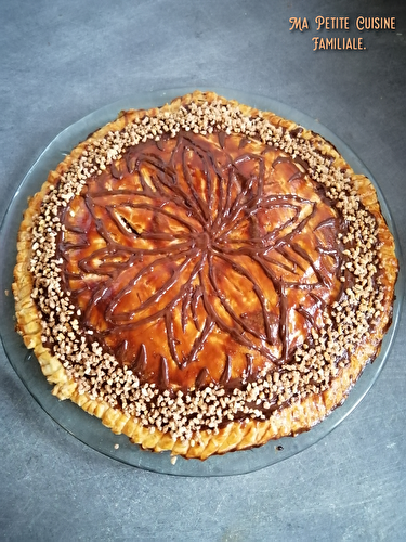 Galette des rois chocolat, nougatine