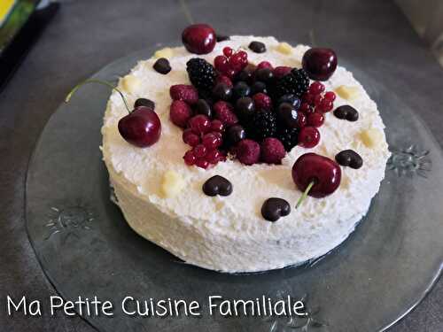 Gâteau coco/fruits rouges