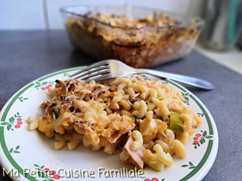 Gratin de coquillettes du fond de placard