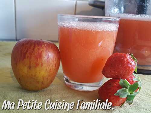 Jus de pommes/fraises