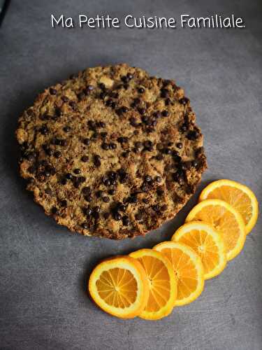 Mendiant pépites de chocolat, lait d’amande et jus d’orange