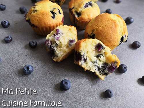 Muffins moelleux aux myrtilles