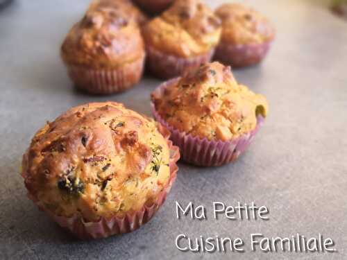 Muffins salés, brocolis, poulet, sans oeufs