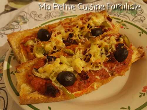 Pizza baguette