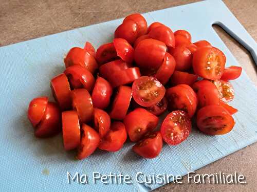 Poêlée de haricots verts aux tomates cerises