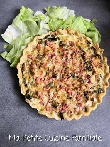 Quiche poireau et jambon