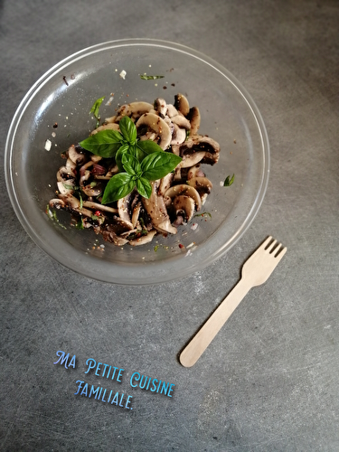 Salade de champignons de Paris