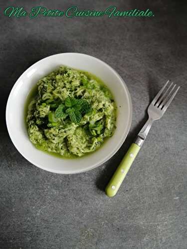 Salade de courgette à la menthe