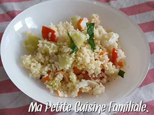 Taboulé surimi, tomate, concombre et menthe