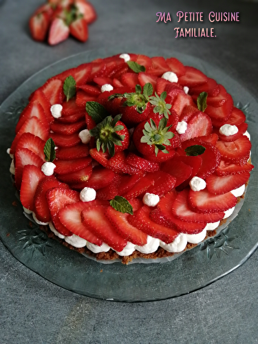 Tarte aux fraises à ma façon