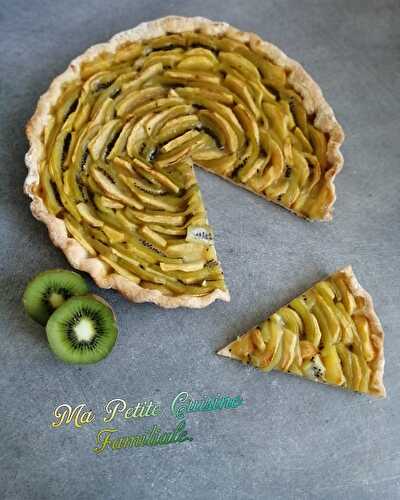 Tarte kiwi-pomme