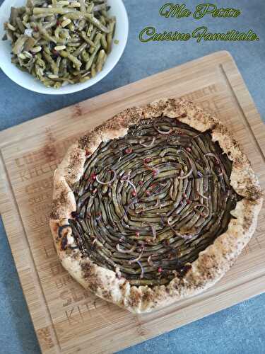 Tarte rustique haricots verts