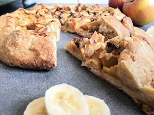 Tarte rustique pommes/caramel