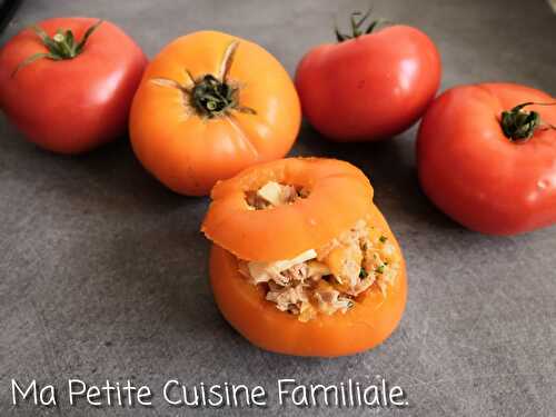Tomate farcies thon/mozzarella