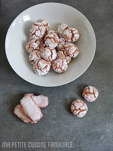 Crinkles aux biscuits roses de Reims