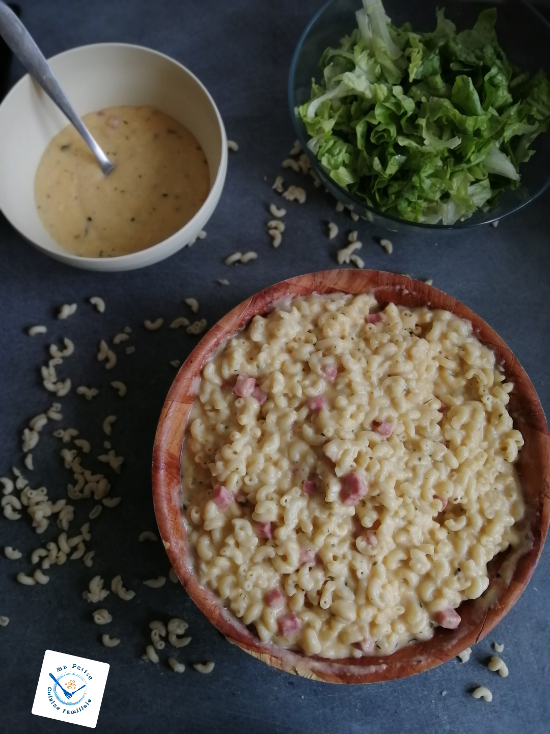 Mac and cheese au cheddar et parmesan