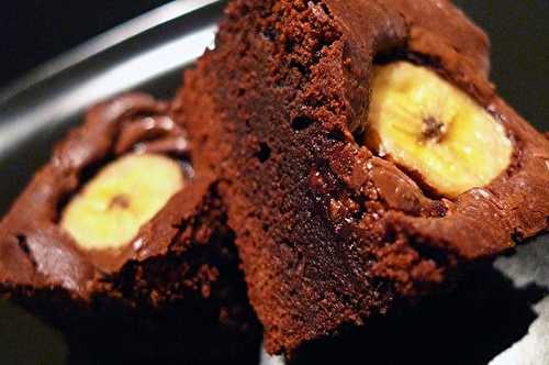 Brownie Banane-Nutella - Ma Tambouille Bourlingueuse