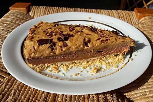 Cheesecake au chocolat et beurre de cacahuète - Nomadescence