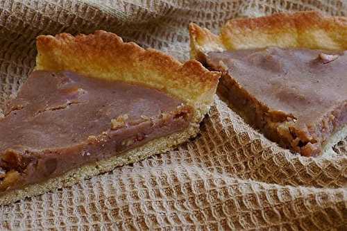 Tarte à la crème de marrons et aux noix