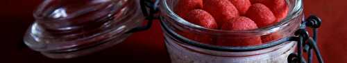 Comme un riz au lait fraises Tagada dans son bocal