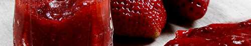 Confiture fraise anis