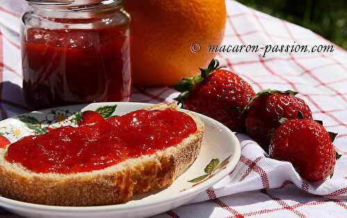 Confiture orange fraise