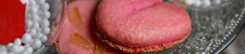 Macaron eau de rose et gingembre