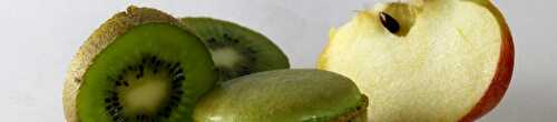 Macaron kiwi-pomme