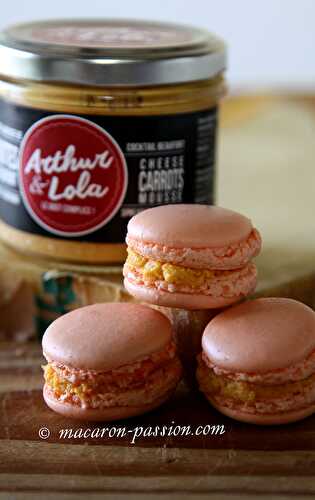 Macaron mousse de carottes au beaufort (Arthur & Lola)