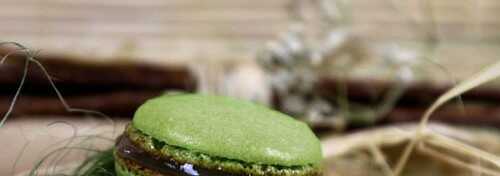 Macaron poire-verveine