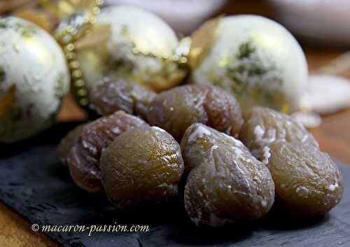 Marrons glacés maison