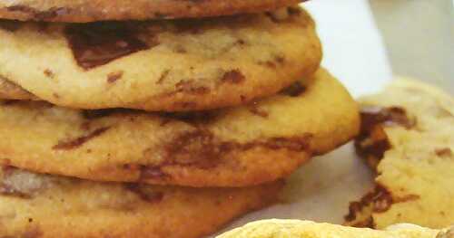 Biscuits moelleux aux morceaux de chocolat