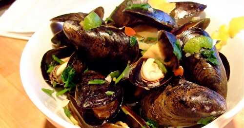 Moules vapeur aux aromates