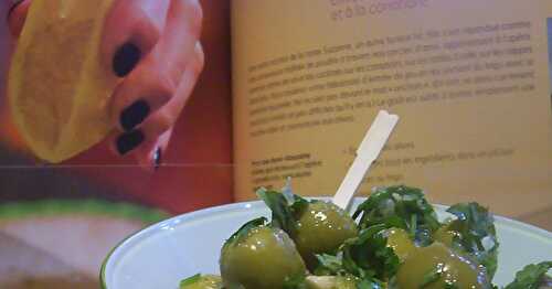 Olives aux anchois et à la coriandre
