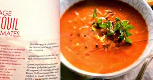 Potage aux tomates et fenouil