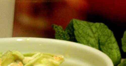 Salade de chou crémeuse et veloutée