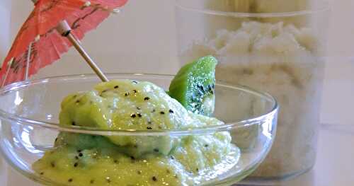 Sorbet aux kiwis