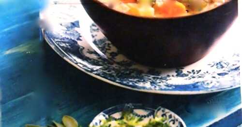 Soupe crémeuse au poulet