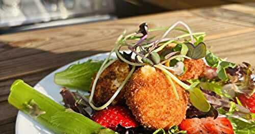Salade de babybel frits
