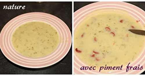 Ah ! la bonne soupe (soupe de pomme de terre )