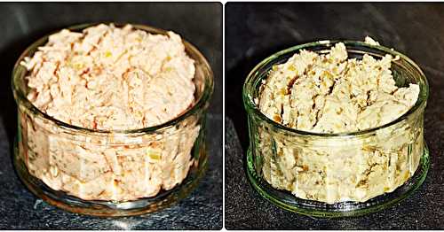 Duo de rillettes  : saumon et poulet