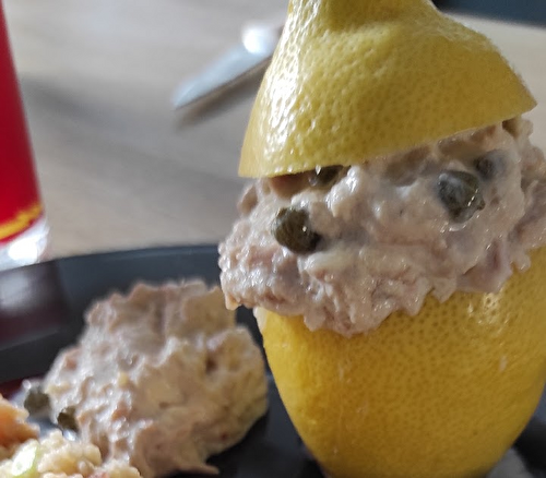 Citron farci, une recette rafraichissante pour l'eté