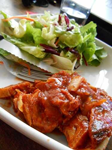 Poulet végétal en marinade