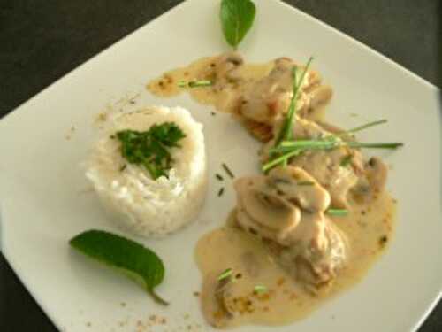 Blanquette de veau aux champignons de Paris