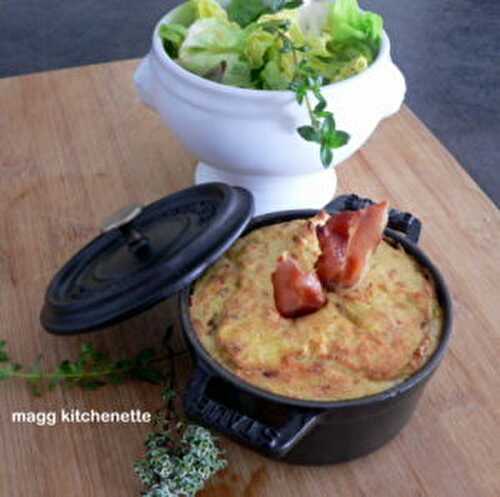 Cocotte de pommes de terre aux petits lardons