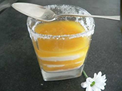 Crème de châtaignes en gelée d’oranges