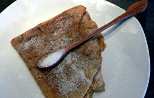 Crêpe de froment au beurre salé.